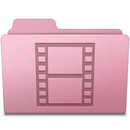 Movie Folder Sakura Icon 256x256 png